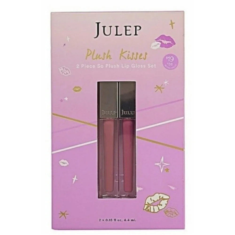 NIB Julep Plush Kisses So Plush Lip Gloss Set Ultra-hydrating lip gloss
